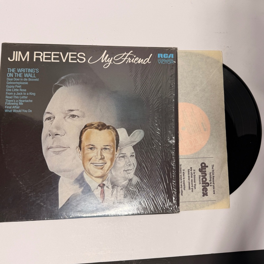 Jim Reeves My Friend LP Vinyl Record RCA Victor LSP-4646 1972 Stereo Dynaflex
